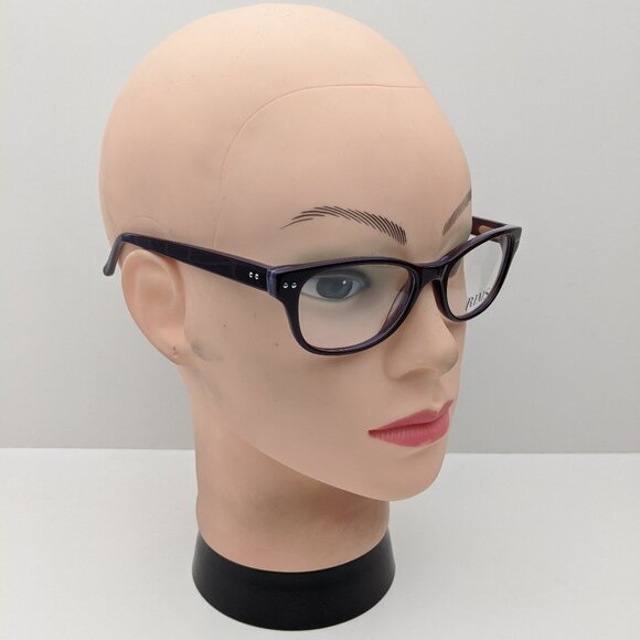 🕶️RIMS Plum Horn R3 2018 Eyeglasses 51/17/135 | ALO451🕶️ - Picture 9 of 9